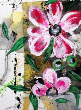 Painting, Let's bloom again, Poonam Choudhary