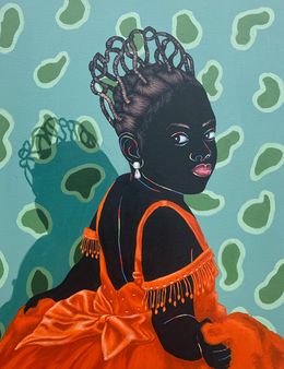 Gemälde, Tapestry of Beauty (Asake) 1, Esther Oyeyemi