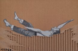 Peinture, Nager en plein bonheur, Ender