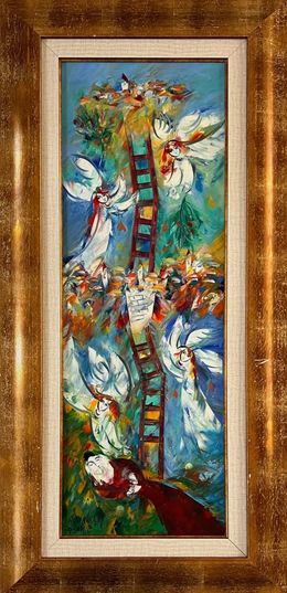 Gemälde, The Ladder of Jacob, Edward Ben Avram