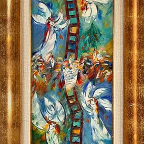 Gemälde, The Ladder of Jacob, Edward Ben Avram