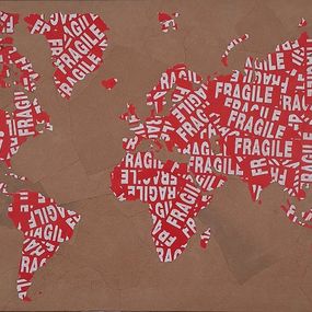 Gemälde, Planisphère Fragile, Ender