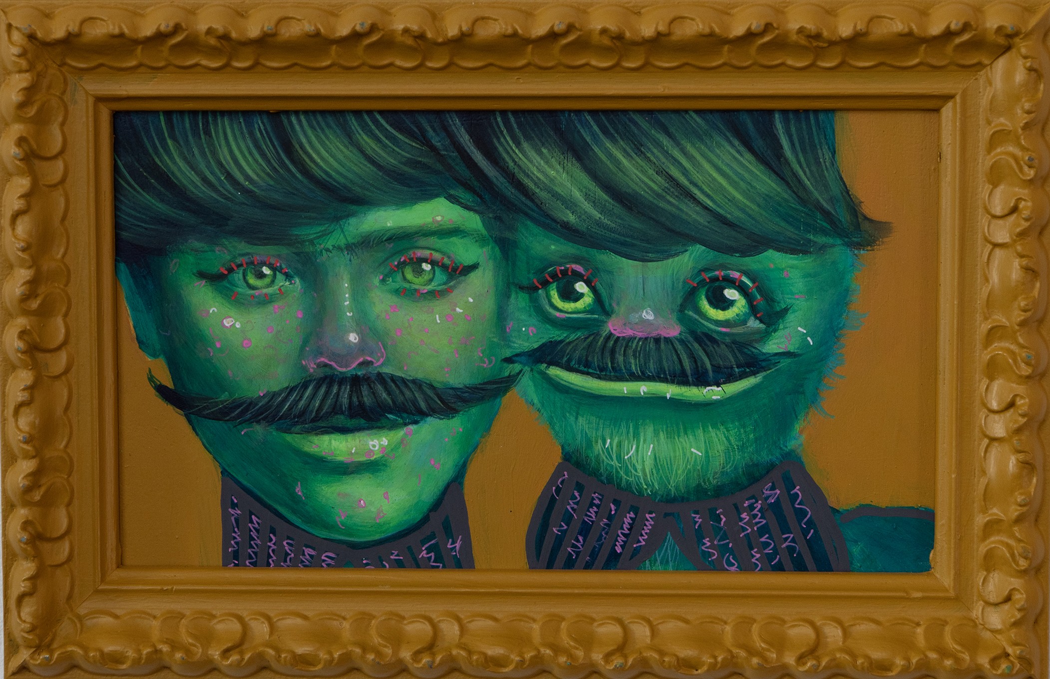 Natasha Lelenco, Ancestor Clone #15. Two Moustache Cousins Natasha Lelenco, Ancestor Clone #15. Two Moustache Cousins