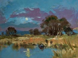 Painting, In the field near the lake, Suprunchuk Yuriy