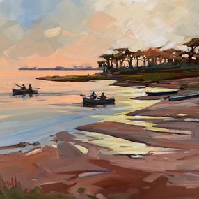 Gemälde, Fun of the water, Carla Bosch