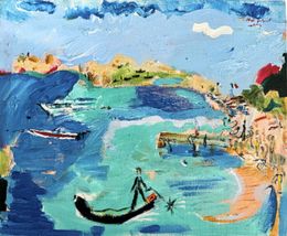 Peinture, Plage Ramatuelle, Max Zuber
