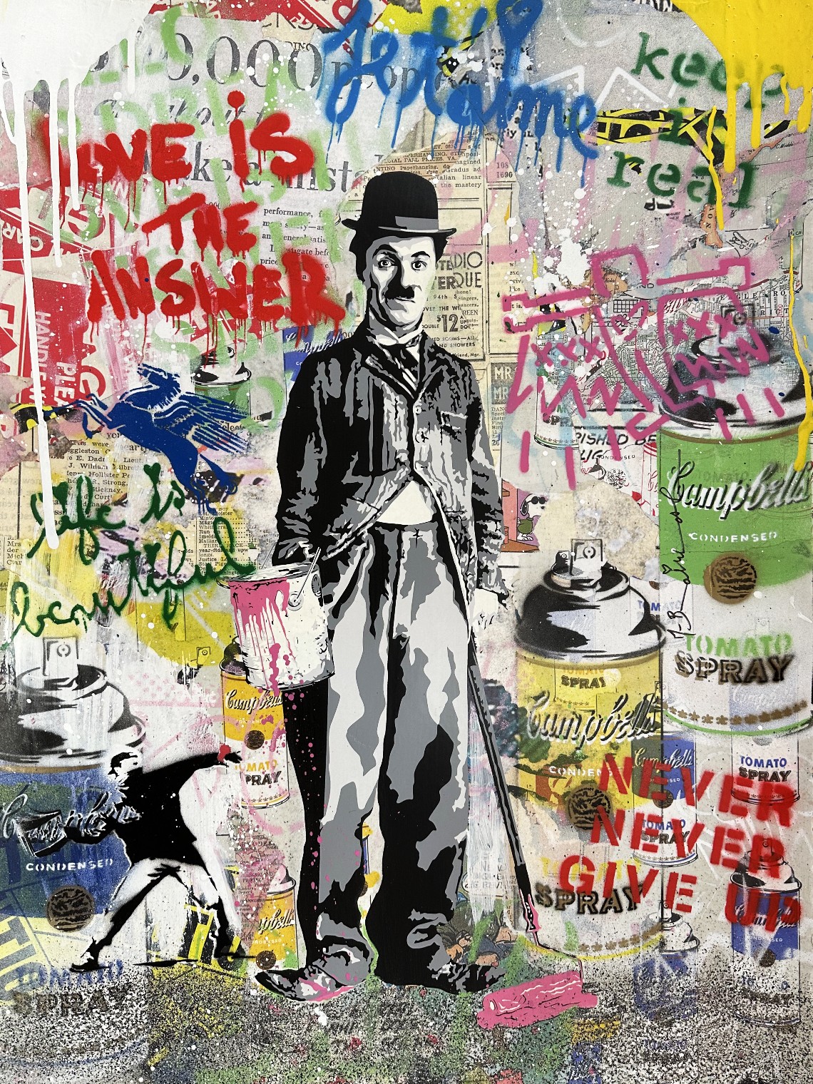 Mr Brainwash, Chaplin Mr Brainwash, Chaplin