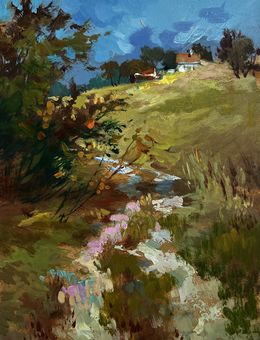 Painting, A quiet road to native places, Suprunchuk Yuriy