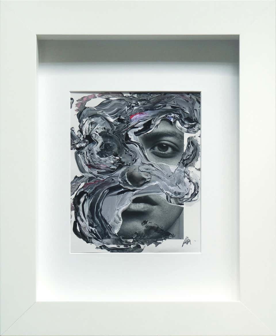 Hunter & Gatti, Bruno Mars portrait from the Nothing Stays Still Intervened by the artists. Hunter & Gatti, Bruno Mars portrait from the Nothing Stays Still Intervened by the artists.