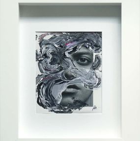 Photography, Bruno Mars portrait from the Nothing Stays Still Intervened by the artists., Hunter & Gatti