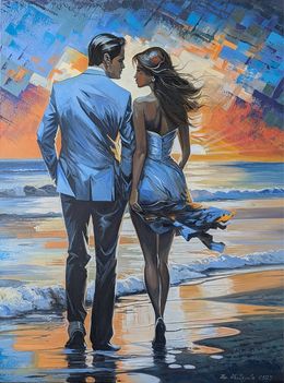 Peinture, Seaside Stroll, Stepan Ohanyan