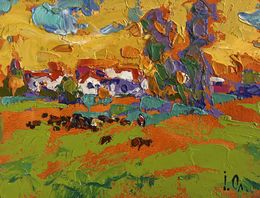 Gemälde, In the sunny meadows, Ivanyuk Oleksiy