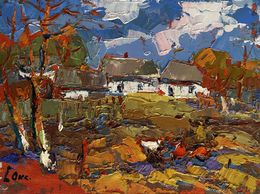 Gemälde, Autumn golden time, Oksana Ivanyuk