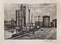 Print, La Rochelle, Bernard Buffet