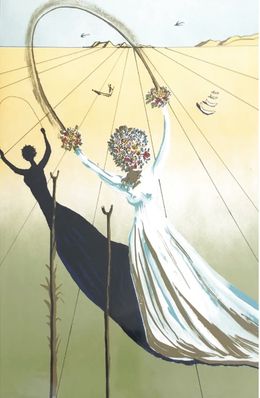 Drucke, Dream Passage w/ Portfolio, Salvador Dali