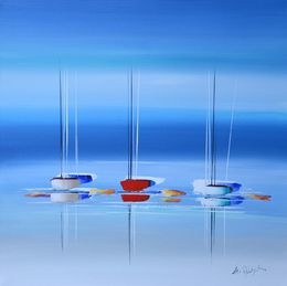 Gemälde, Magic Blue, Eric Munsch