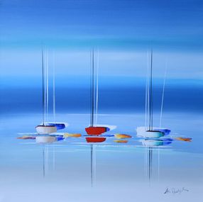 Peinture, Magic Blue, Eric Munsch