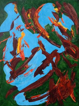 Painting, The Rabbit Hole, Richard Solstjärna