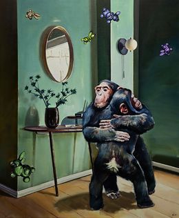 Painting, Family housewarming, Konovalov Igor
