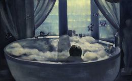 Painting, Taking a warm bath, Konovalov Igor