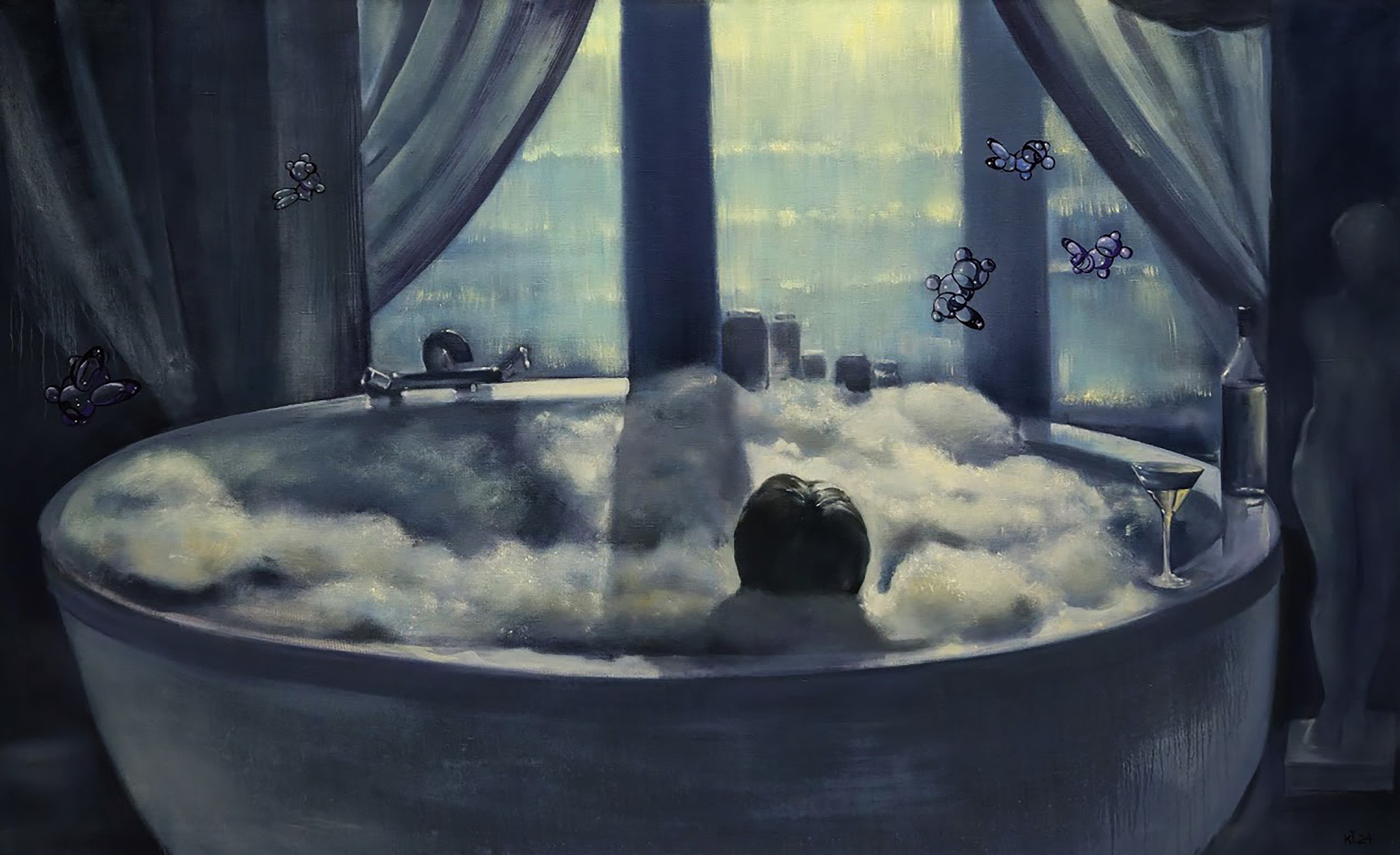 Konovalov Igor, Taking a warm bath Konovalov Igor, Taking a warm bath