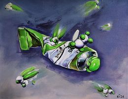 Painting, The green idea is ending, Konovalov Igor
