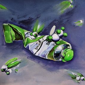 Peinture, The green idea is ending, Konovalov Igor
