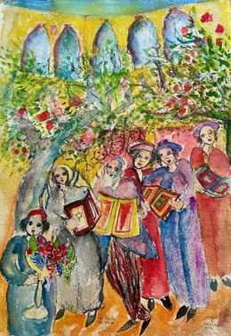 Painting, Le peuple du livre, Raya Sorkine