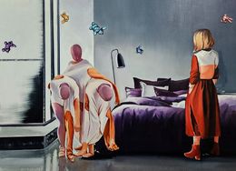 Peinture, The hostess came home, Konovalov Igor