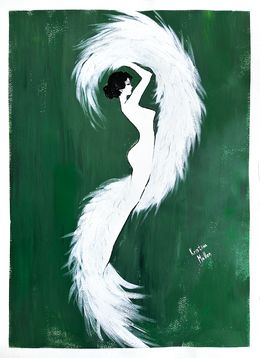 Painting, Burlesque Muse, Kristina Mallen