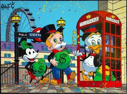Print, London Money Bags (Hand-Finished), Alec Monopoly