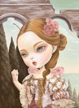 Gemälde, Red Thread#4, Eunjoo Kim