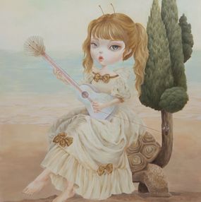 Gemälde, Red Thread (Song of farwell), Eunjoo Kim