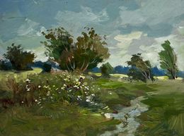 Painting, Windy summer day, Suprunchuk Yuriy