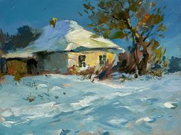 Painting, Beautiful winter morning, Suprunchuk Yuriy