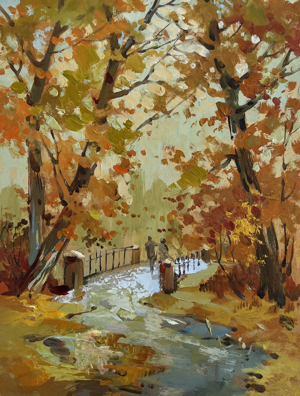 Suprunchuk Yuriy, Fallen leaves in autumn park Suprunchuk Yuriy, Fallen leaves in autumn park