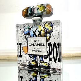 Sculpture, Chanel n°5, kaws, I love pop art, Patrick Cornée