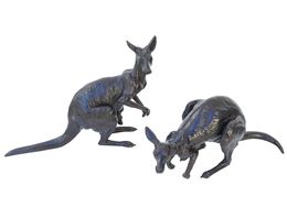 Skulpturen, Les deux kangourous roux, Damien Colcombet