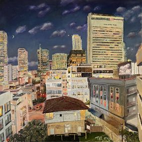 Gemälde, The City Doesn’t Sleep, Helena Liberman