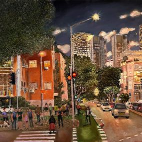 Gemälde, Tel Aviv Vibes, Helena Liberman