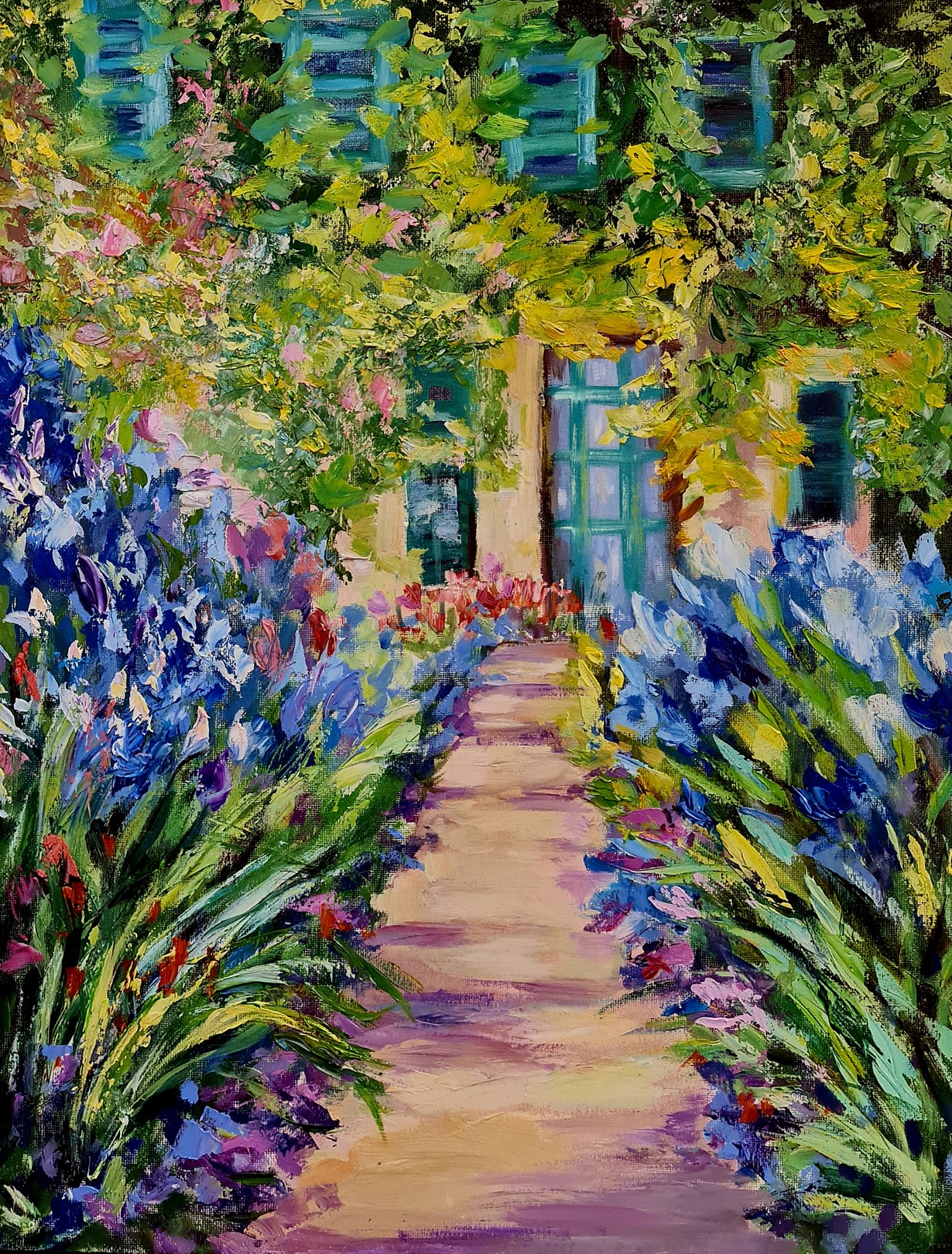 Lilya Volskaya, Provence. The flowering of irises Lilya Volskaya, Provence. The flowering of irises