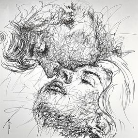 Gemälde, Kiss me, Sébastien Allart