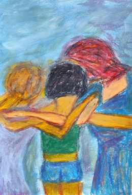Painting, Bond of souls, Natalya Mougenot