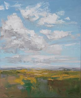 Painting, Royaume des oiseaux - jour, Milcheva Emilia
