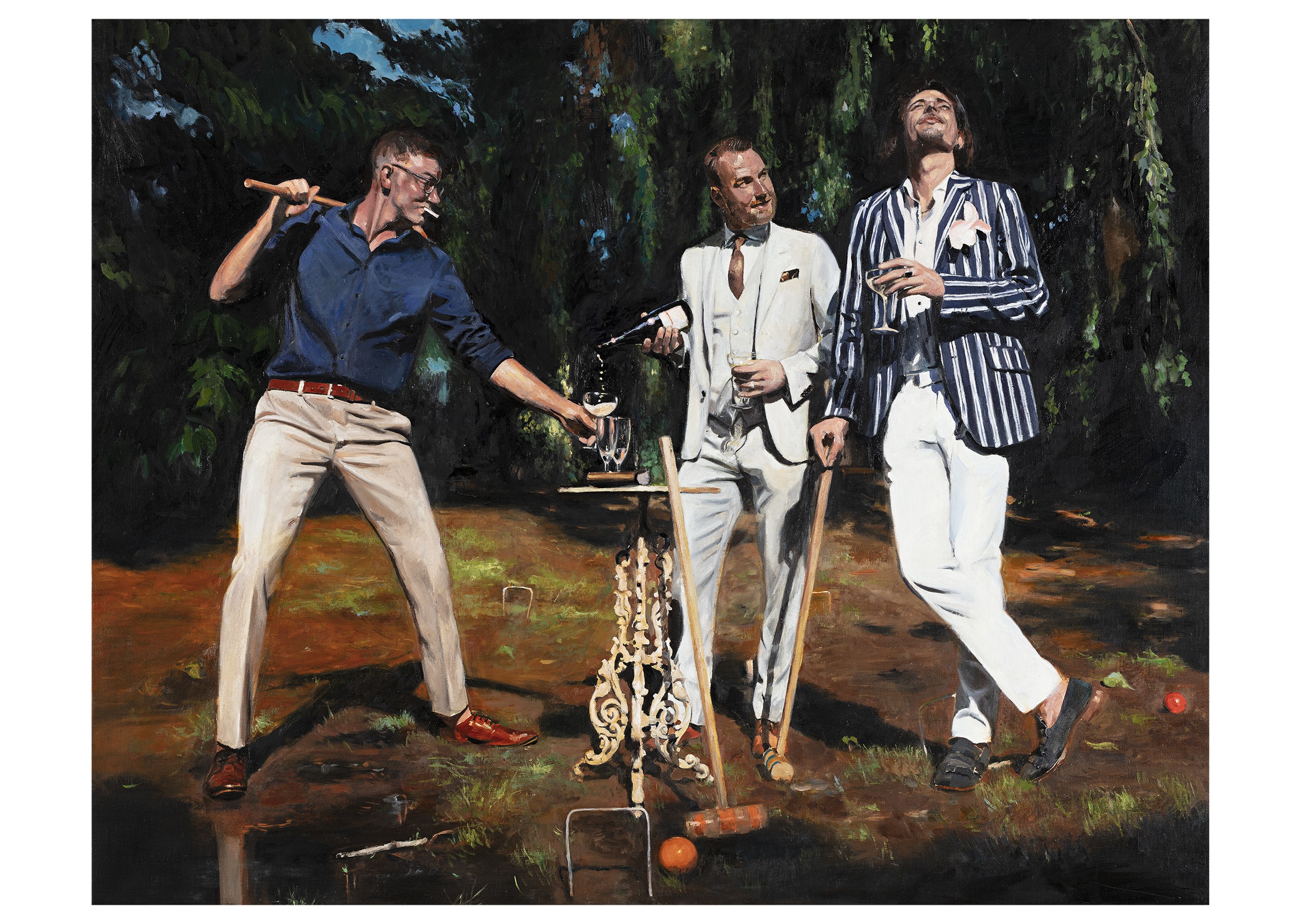 Roeland Kneepkens, Croquet in muddy puddles Roeland Kneepkens, Croquet in muddy puddles