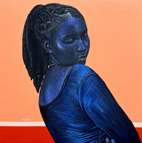 Gemälde, Embracing Stillness, Taiwo Odejinmi