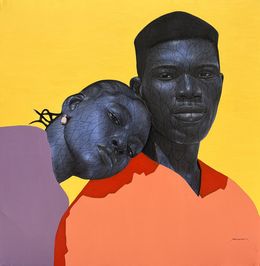 Painting, In Gentle Touch, Taiwo Odejinmi
