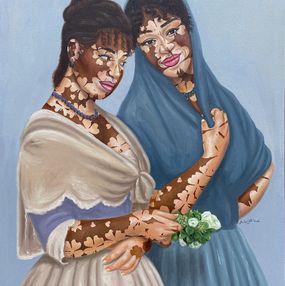 Gemälde, Beautiful Vitiligo Ladies, Ganiyat Abdulazeez