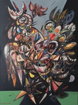 Peinture, The Rooster's Call, Aram Sevoyan