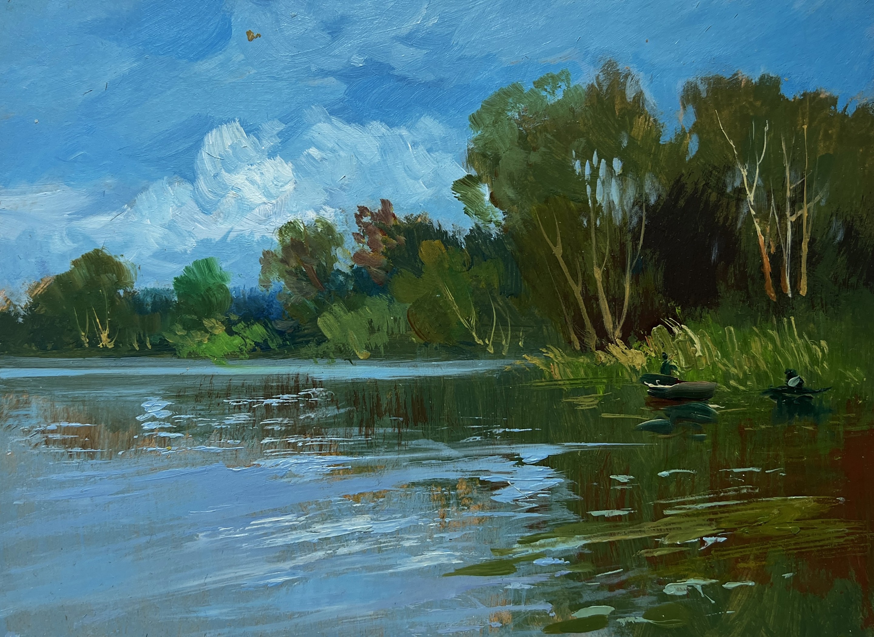 Suprunchuk Yuriy, River in green embrace Suprunchuk Yuriy, River in green embrace